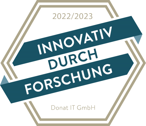 Forschungssiegel Innovativ durch Forschung 2022/2023.