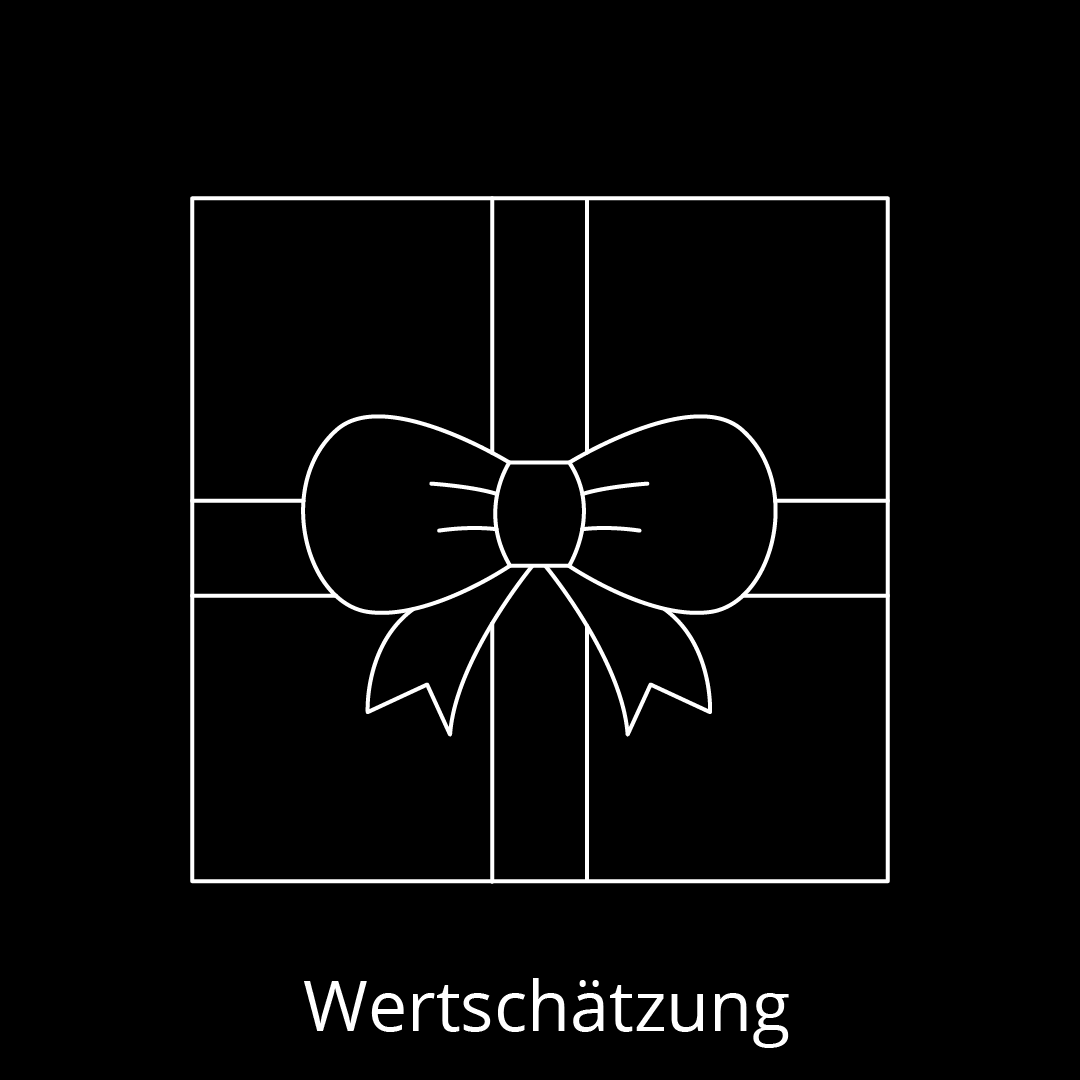 Geschenk als Symbol für Wertschätzung.