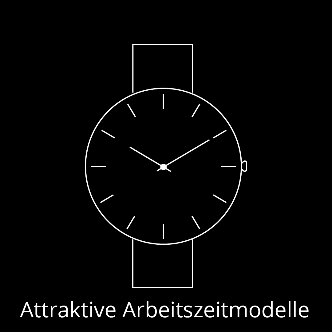 Armbanduhr als Symbol für attraktive Arbeitszeitmodelle