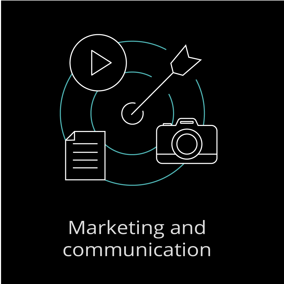 marketing and communications_Schrift
