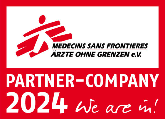 Partner-Company 2024 Ärzte ohne Grenzen We are in!
