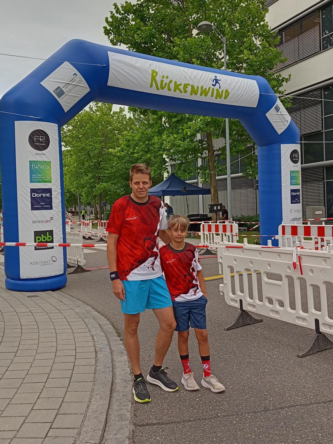 17. Rückenwindlauf Teamfoto
